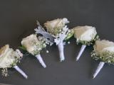 silver dust corsage