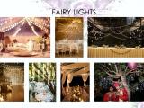 Fairy light set up 