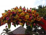 flower detail entrance gate 